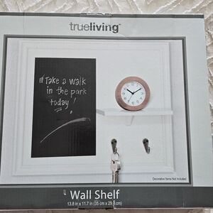 True Living White Wall Shelf